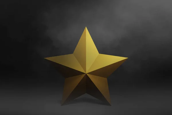 Estrella Dorada Concepto Ilustración — Foto de Stock