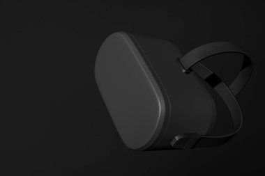 Sanal gerçeklik gözlüğü 3D illüstrasyon