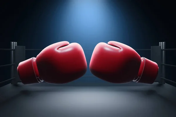 Two Boxing Gloves Illustration — Stock Photo, Image