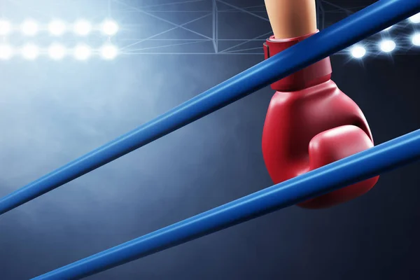 Boxer Reposant Sur Illustration — Photo
