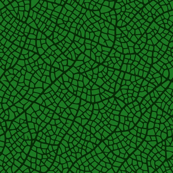 Nahtloses Muster Mit Pflanzenblattstruktur Vektorillustration — Stockvektor