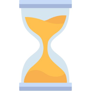 Kum saati vektörü. Kum saati simgesi. Son teslim tarihi ve zaman yönetimi kavramı. Beyaz arkaplanda izole edilmiş bekleme işareti veya dönem sembolü