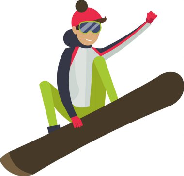 Beyaz arka planda izole edilmiş kaykay vektör simgesinden hoşlanan genç çocuk