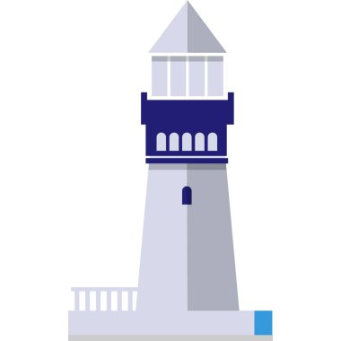 Banka borçlusu hapishane vektör düz simgesi. Kredi borcu aşırı harcama ve aşırı fatura konsepti. Beyaz arkaplanda kule izole