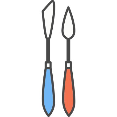 Beyaz arkaplanda izole edilmiş büyük modelleme araçları vektör simgesi