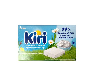 Kiri natural processed cheese with cream clipart