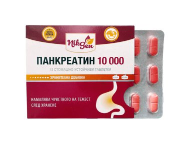 Sindirim için pankreas 10000. X15 tablet Niksen.