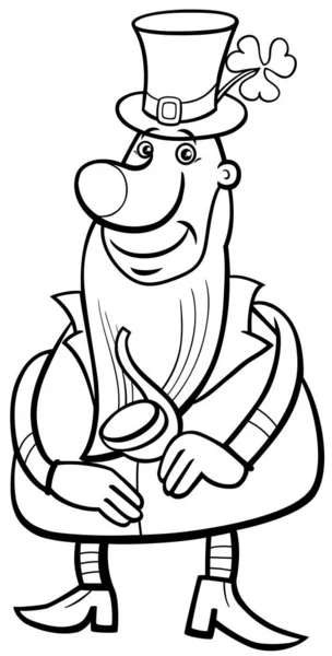 Cartoon Illustration Leprechaun Fantasy Character Saint Patrick Day — Stockový vektor