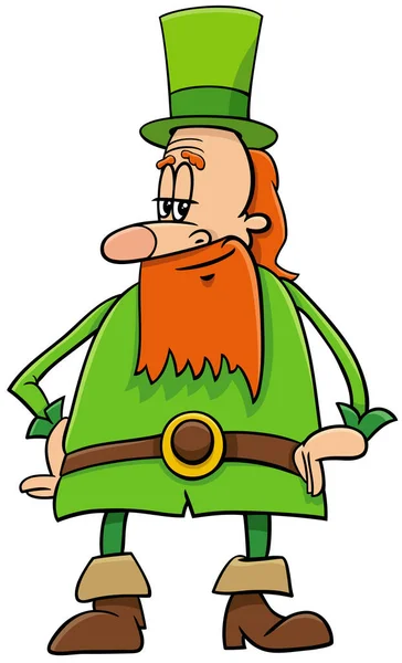 Cartoon Illustration Leprechaun Character Saint Patrick Day Festival — Stock Vector