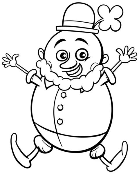 Cartoon Illustration Leprechaun Fantasy Character Clover Saint Patrick Day — Stock Vector