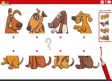 Komik Köpekler ve Hayvan Karakterleriyle Eşleşen Filmlerin Eğitimsel Görevlerinin Çizgi Filmleri