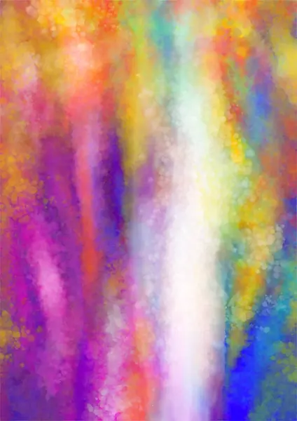 Abstract Watercolor Digital Painted Textured Background Illustration Vibrant Colors — Fotografia de Stock