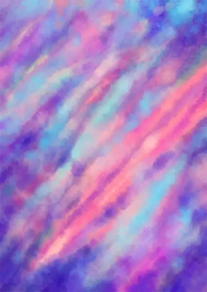 Acuarela Abstracta Digital Pintado Textura Fondo Ilustración Colores Vibrantes —  Fotos de Stock