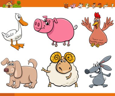 Çiftlik Hayvanlarının Çizgi Filmlerdeki Çizgi Roman Karakterleri