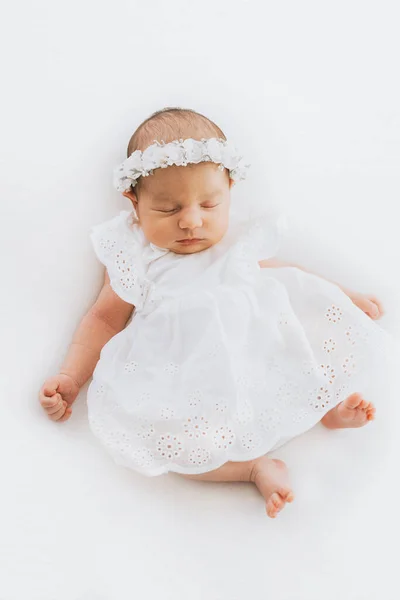 Yeni Doğmuş Bebek Portresi Stüdyoda Çekilmiş — Stok fotoğraf