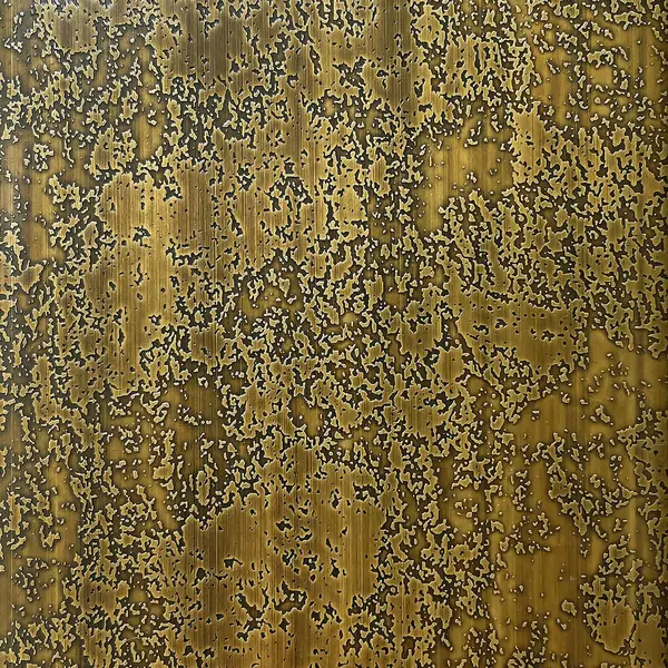 Grunge Achtergrond Textuur Decoratief Roestvrij Staal Antiek Goud Met Donkerbruine — Stockfoto