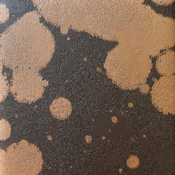 Texture Fond Grunge Acier Inoxydable Décoratif Bronze Mat Foncé Avec — Photo