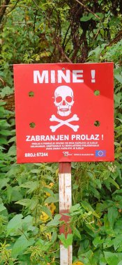 Bosna-Hersek 'te kara mayınları uyarısı