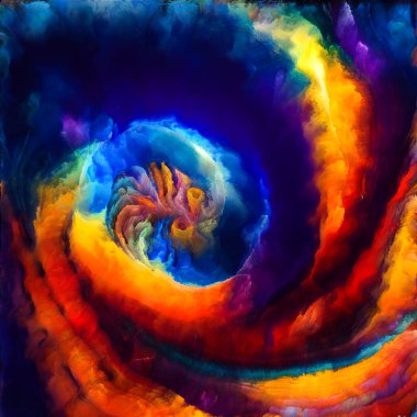 Spiral Dreams serisi. Sanat, hayal gücü ve rüya konularında gerçeküstü doğal formların sanatsal soyutlanması, dokular ve renkler.