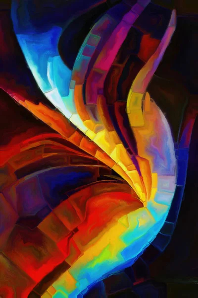Renk Serisi Sanat Yaratıcılık Tasarım Konularında Arkaplan Fırça Darbeleri Renk — Stok fotoğraf