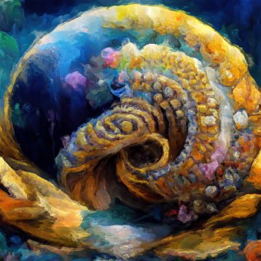 Organik Renkler serisi. Sanat, yaşam ve tasarım konularındaki organik formları, vuruşları ve renk boyalarını anımsatan şekiller..