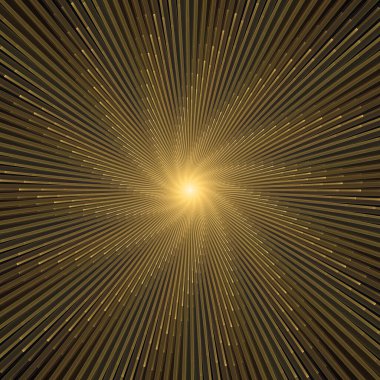 Fraktal Patlama Şablonu serisi. Çizim ve tasarım için kullanılan ince çizgi radyal deseninin oluşturulması.