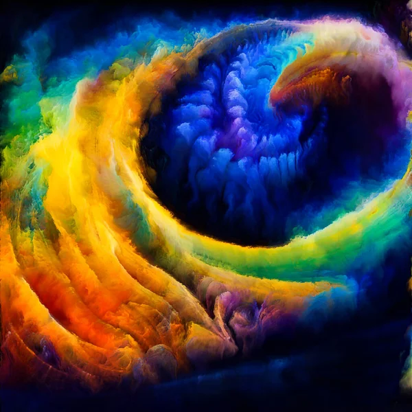 Serie Sueños Espiral Abstracción Artística Formas Naturales Surrealistas Texturas Colores —  Fotos de Stock