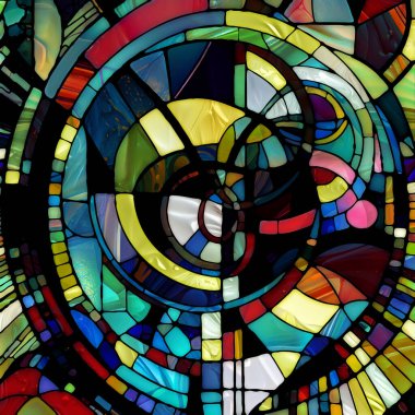 Lekeli Cam serisinin yeniden doğuşu. Işık algısı, yaratıcılık, sanat ve tasarım konularındaki çeşitli cam dokuları, renkleri ve şekillerin bileşimi.