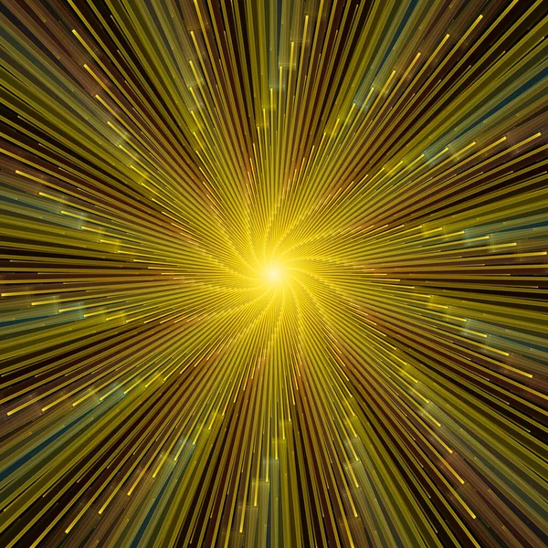 Fraktal Patlama Şablonu serisi. Çizim ve tasarım için kullanılan ince çizgi radyal deseninin oluşturulması.