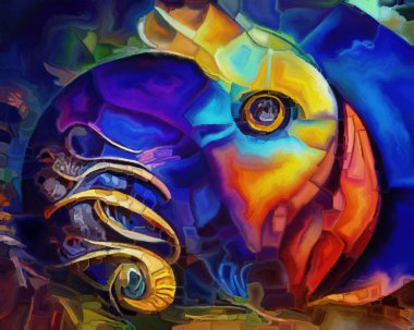 Spiral Dreams serisi. Sanat, hayal gücü ve rüya konularında gerçeküstü doğal formların sanatsal soyutlanması, dokular ve renkler.