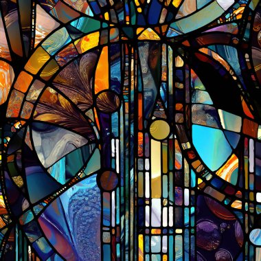 Lekeli Cam serisinin yeniden doğuşu. Işık algısı, yaratıcılık, sanat ve tasarım konularındaki çeşitli cam dokuları, renkleri ve şekillerin bileşimi.