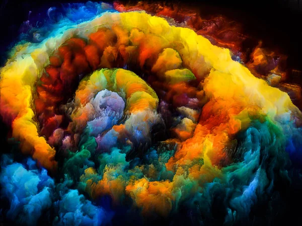 Seria Spiral Dreams Kompozycja Surrealistycznych Form Naturalnych Faktur Kolorów Temat — Zdjęcie stockowe