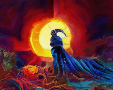 Spiral Dreams serisi. Sanat, hayal gücü ve rüya konularındaki gerçeküstü doğal formların, dokuların ve renklerin etkileşimi.