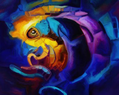 Spiral Dreams serisi. Sanat, hayal gücü ve rüya konularındaki gerçeküstü doğal formlar, dokular ve renkler..