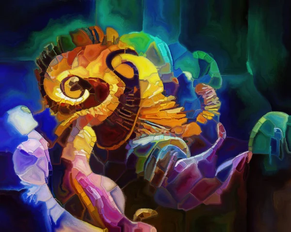 Butterfly Dreams Serie Achtergrond Van Surrealistische Natuurlijke Vormen Texturen Kleuren — Stockfoto