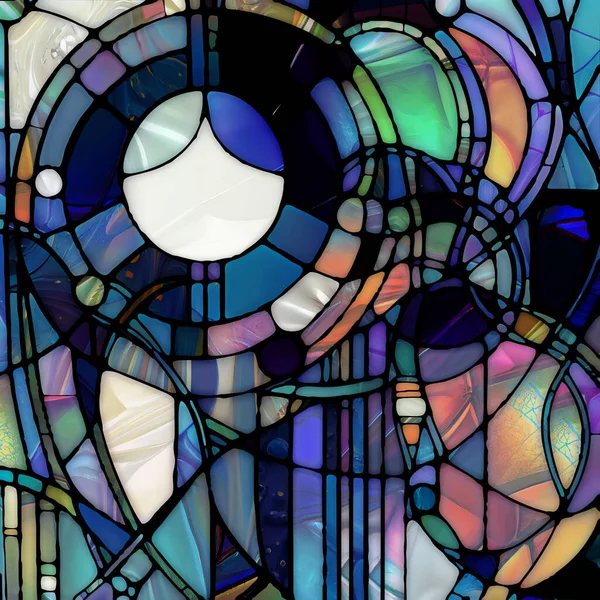 Феттель Серии Stained Glass Фоновый Дизайн Различных Текстур Цветов Форм — стоковое фото