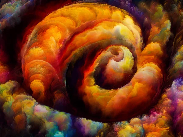 Spiral Dreams Serisi Sanat Hayal Gücü Rüya Konularında Gerçeküstü Doğal — Stok fotoğraf