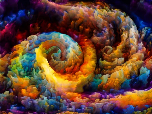 stock image Spiral Dreams series. Image of surreal natural forms, textures and colors on the subject of art, imagination and dreaming.