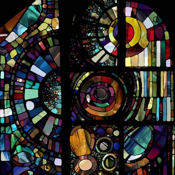 Серия Sharp Stained Glass Дизайн Фона Абстрактных Цветовых Шаблонов Стекла — стоковое фото