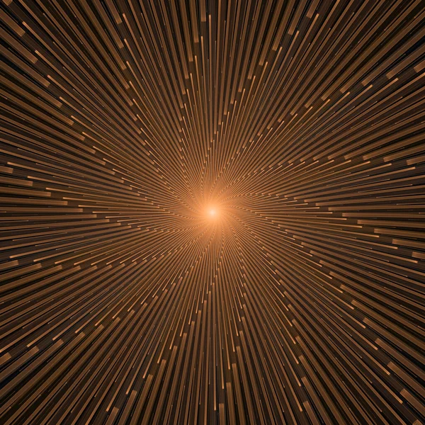 Fraktal Patlama Şablonu serisi. Çizim ve tasarım için kullanılan ince çizgi radyal deseninin oluşturulması.