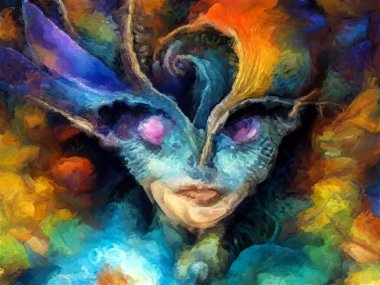 Organik Renkler serisi. Sanat, yaşam ve tasarım konularında arkaplan tasarımı organik formları, fırça darbelerini ve renk boyalarını anımsatıyor..