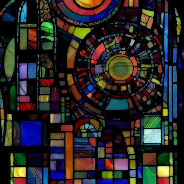 Lekeli Cam serisinin yeniden doğuşu. Işık algısı, yaratıcılık, sanat ve tasarım konularındaki çeşitli cam dokuları, renkleri ve şekillerin bileşimi.