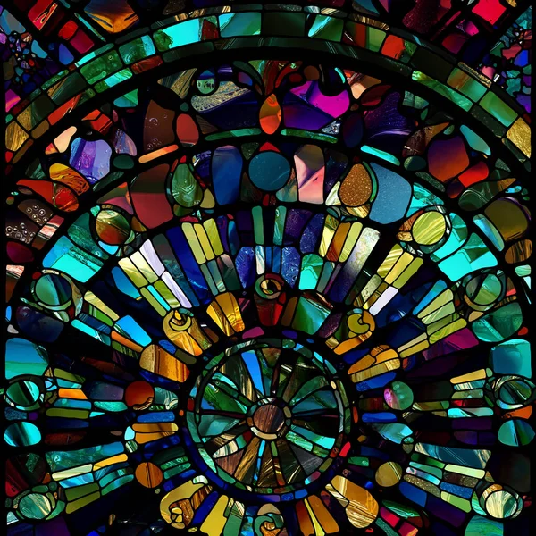 锐利的玻璃杯系列 彩色抽象彩色玻璃图案的设计 光与图案感知 色彩几何及图案设计 — 图库照片