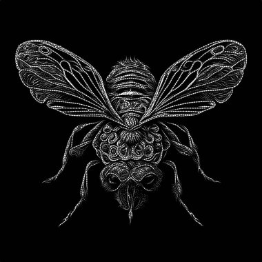 Böcek Noktası serisi. Şiir, ışık algısı, içine kapanık sanat ve sade tasarım konularındaki noktalı çizgiler ve kalıpların etkileşimi.