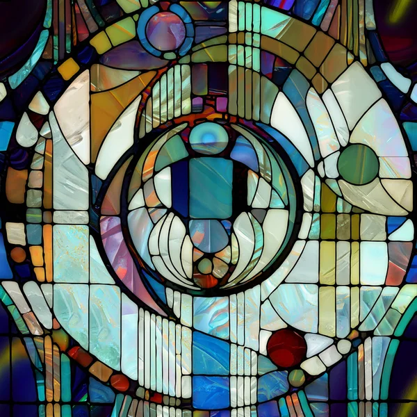 Rebirth Stained Glass Series Composition Fond Diverses Textures Couleurs Formes Photo De Stock