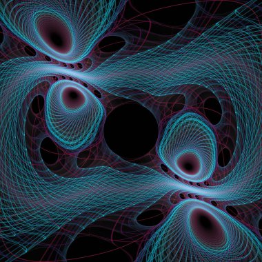 Kuantum Dinamik serisi. Eðitim, araþtýrma ve modern bilim konularýndaki çalýþma, bükme ve etkileşim dalgalarý..