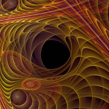 Kuantum Dinamik serisi. Modern bilim ve araştırma konularında dalga titreşimleri ve dinamik yayılma şablonu.