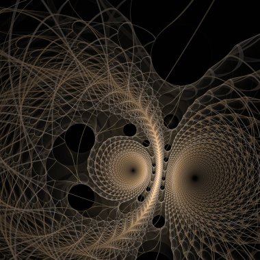 Kuantum Dinamik serisi. Eğitim, araştırma ve modern bilim konularında dalga titreşimleri ve dinamik yayılma örüntüsünün arkaplan bileşimi.