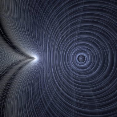 Dalga Fonksiyonu serisi. Popüler bilim, eğitim ve araştırma konularındaki girdap, bükülme ve etkileşim dalgalarının sanatsal soyutlanması.