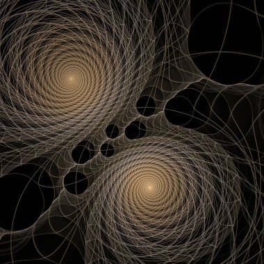 Kuantum Dinamik serisi. Modern bilim ve araştırma konularında dalga titreşimlerinin ve dinamik yayılma modelinin arka plan tasarımı.